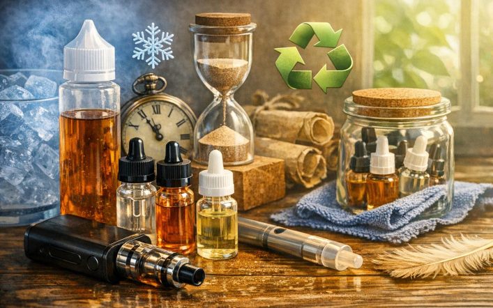 Stockage, durée de vie et entretien des e‑liquides : tout ce qu’il faut savoir
